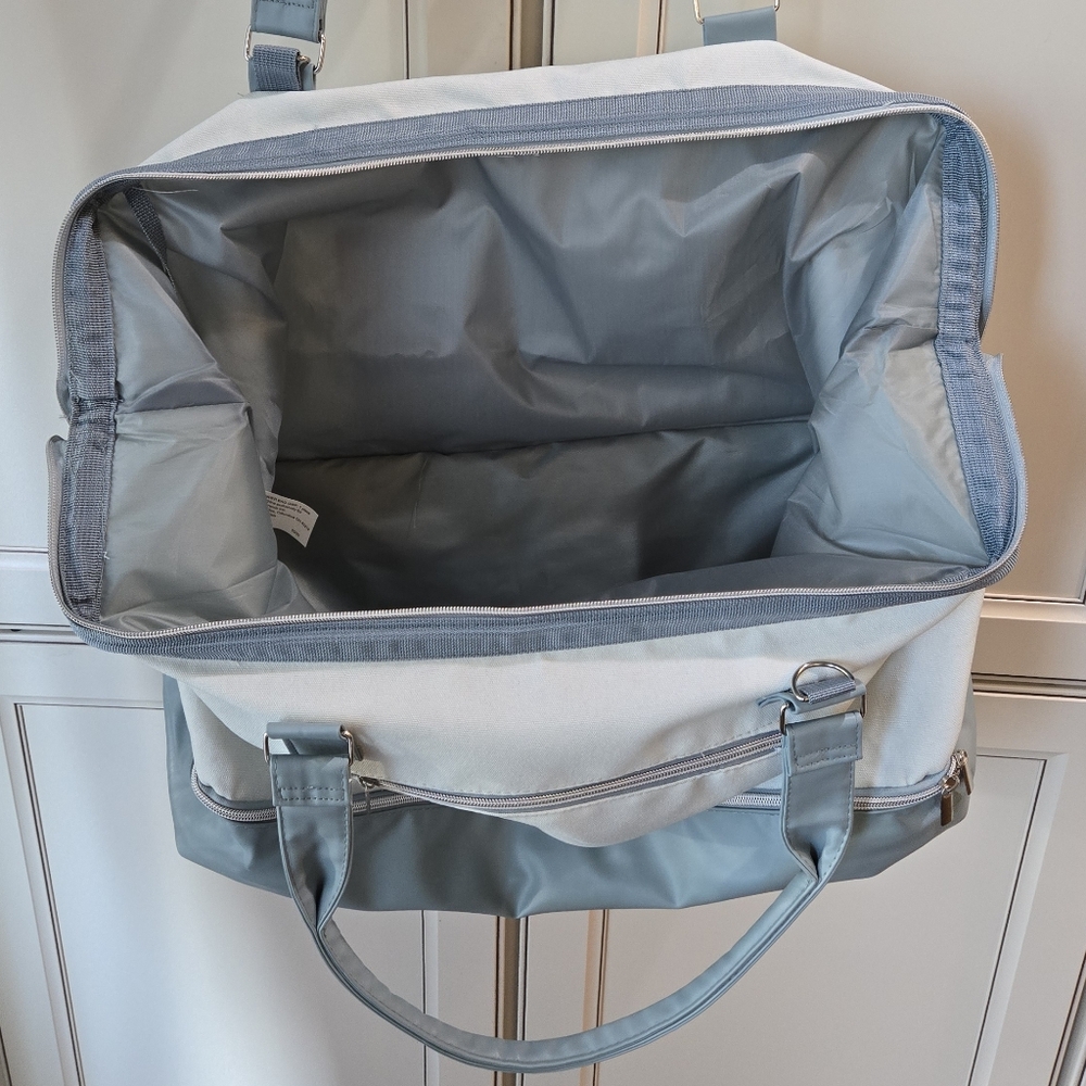 New DSW Weekender Bag Blue And White - Picture 4 of 10
